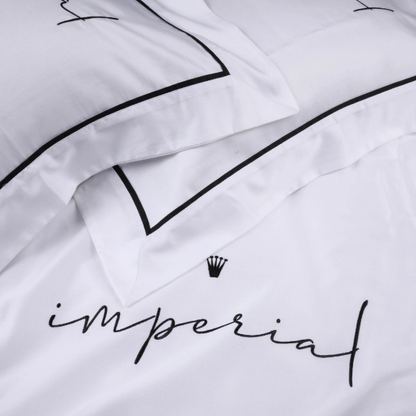 Фото - Комплект постельного белья MirSon Imperial Tencel №01 White 2x143x210 см (2200010753233)
